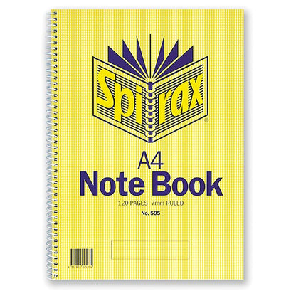 Spirax 595 Notebook A4 120 Page S/O