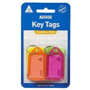 Key Tags 4 Pack