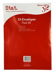 C4 Envelopes 50 Pack White