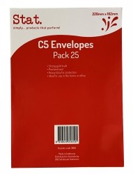 C5 Envelopes 25 Pack Gold