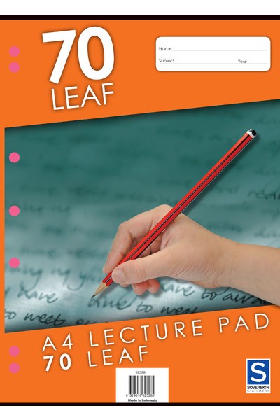 Lecture Pad A4 7mm Ruled 70 Leaf