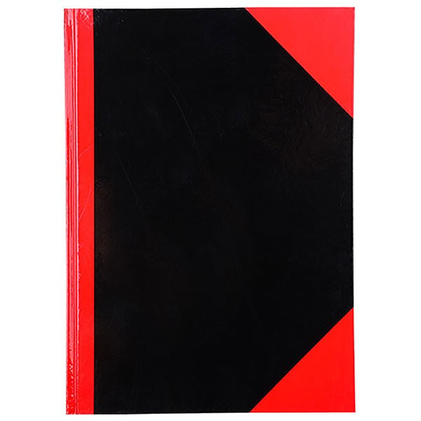 Notebook Hardcover A5 Red/Black 100pg