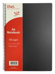Notebook A4 120 Page Stat