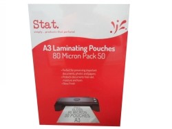 Laminating Pouch A3 8 Micron Pk50