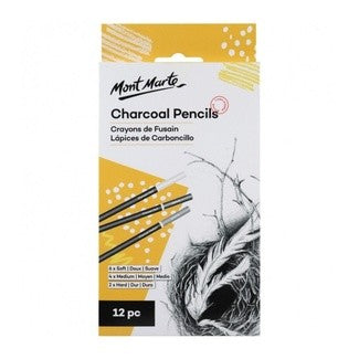 MM Charcoal Pencils 12pc