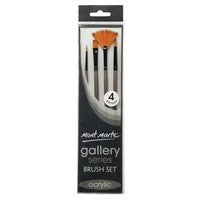 MM Gallery Series Brush Set Acrylic 4pc 2