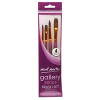 MM Gallery Series Brush Set Watercolour 4pc