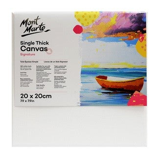 MM Signature Canvas Pine Frame S.T. 20x20cm