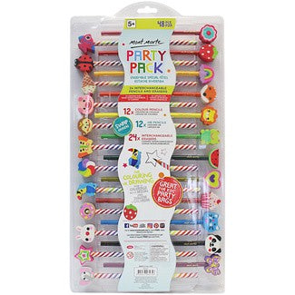 MM Pencil and Eraser Set 48pc