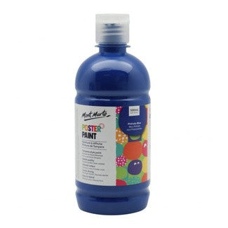 MM Poster Paint 500ml - Phthalo Blue