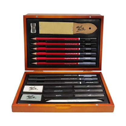 MM Sketching Set in Wooden Box Signature 21pc