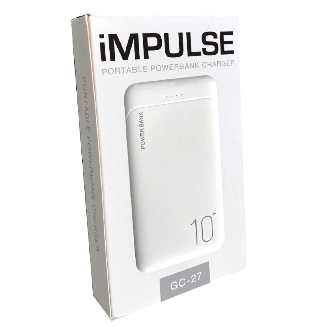 Impulse Portable Powerbank Charger White