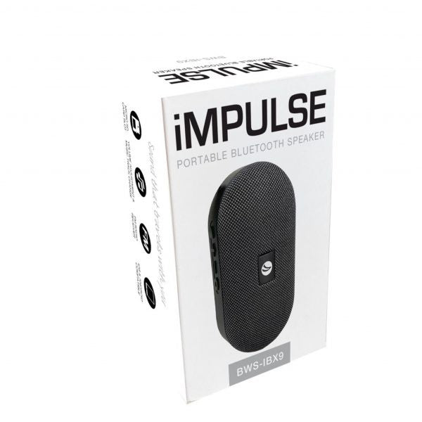 Impulse Portable Bluetooth Speaker Black
