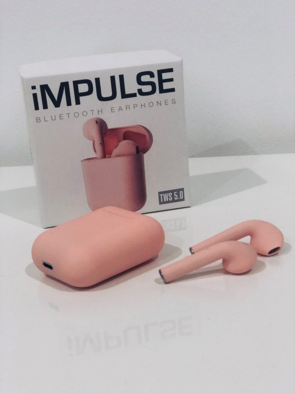 Impulse Bluetooth Earphones Pink