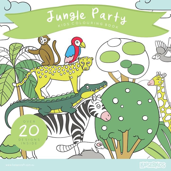Kaisercolour - Jungle Party Colouring Book